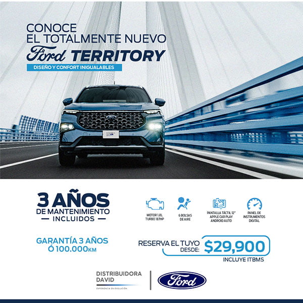 Cotiza ford territory distribuidora david sa